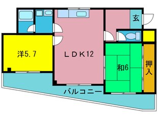 グランドハイツの物件間取画像